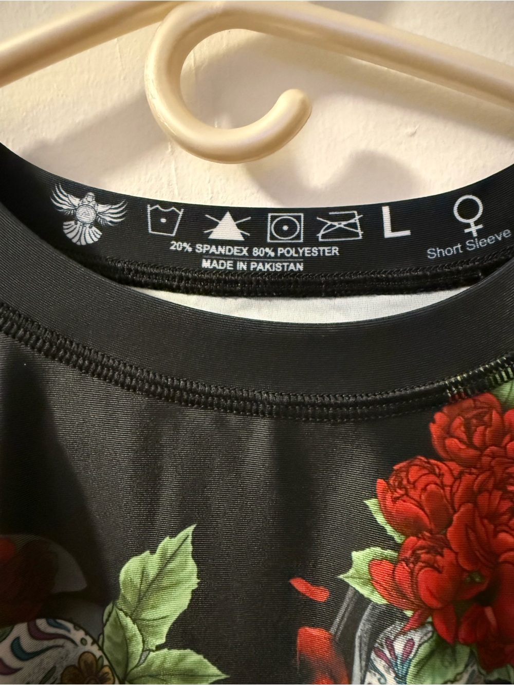 Raven Fightwear Calaveras y Rosas Skull Rose Rashguard L - Picture 3 of 7